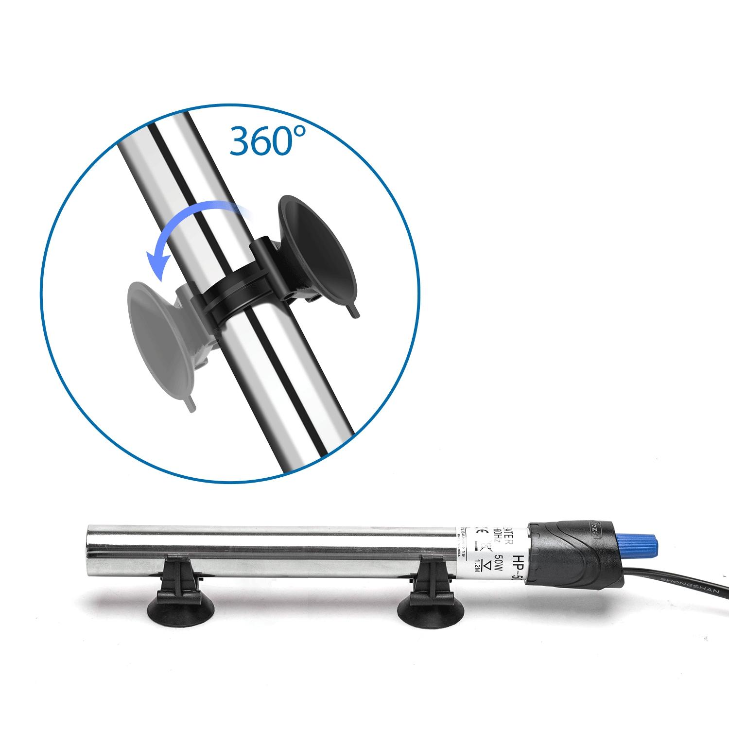 Regulowana grzałka do akwarium ze stali nierdzewnej 304 100W