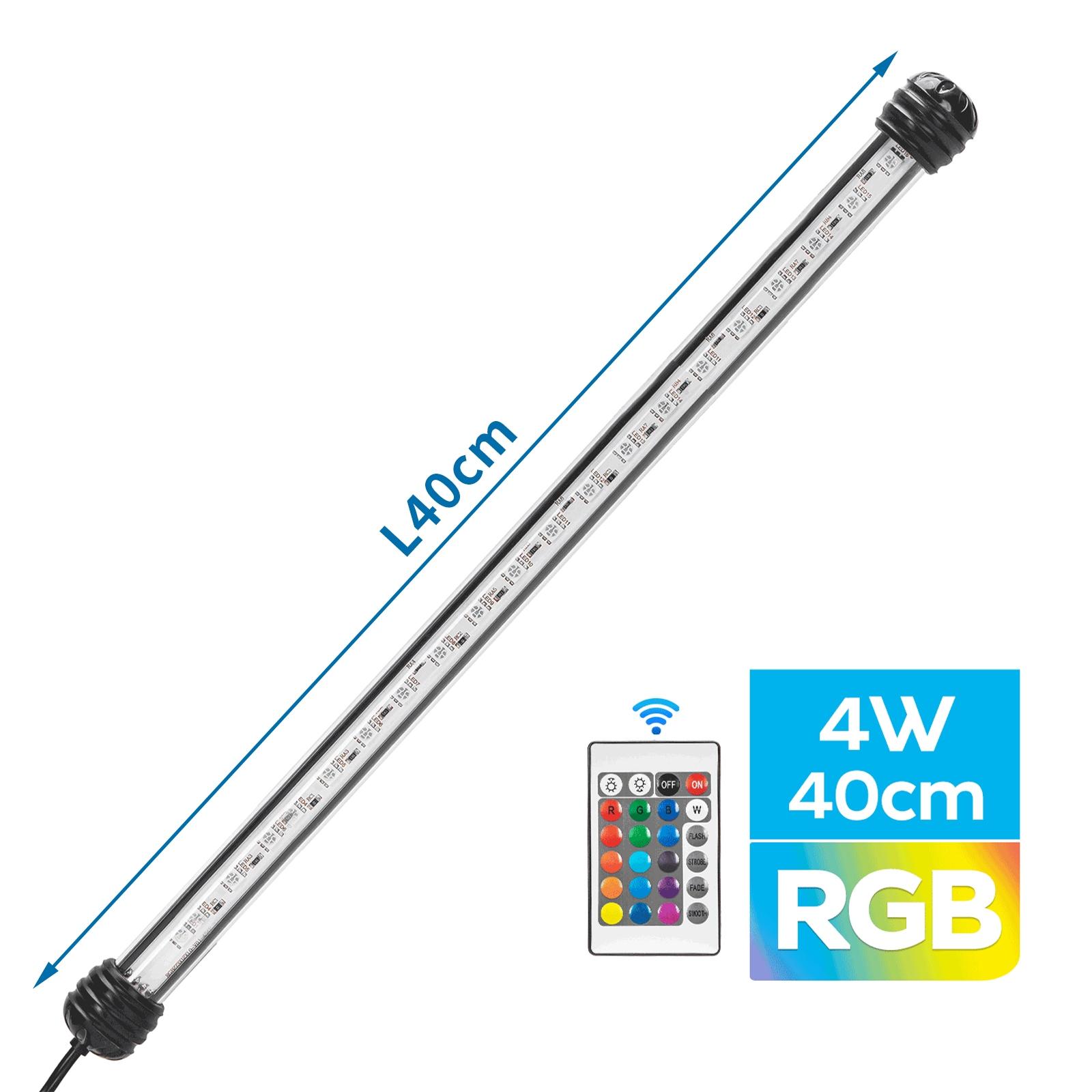 Regulowana lampa RGB do akwarium 4W