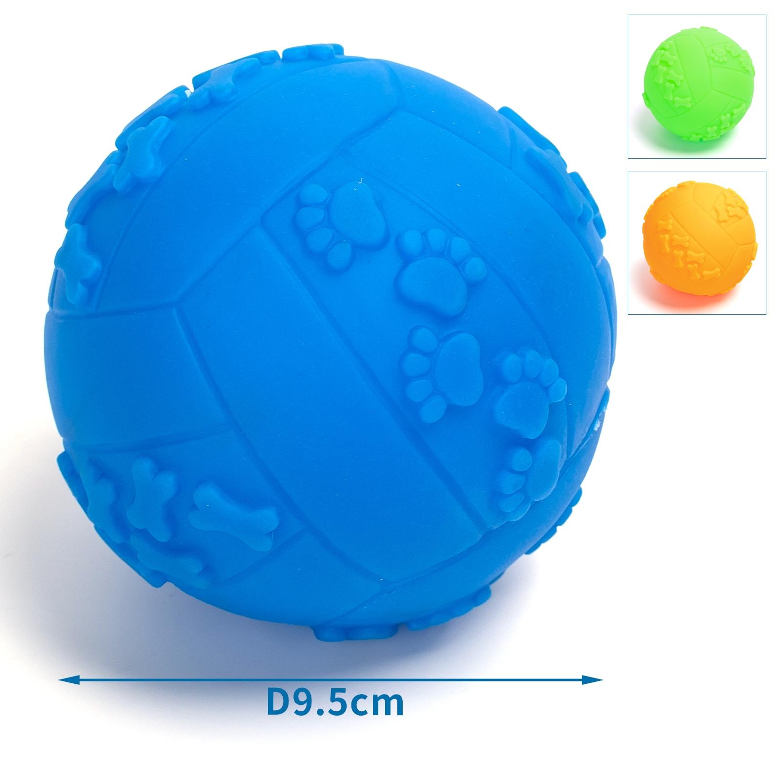 Ball-shaped dog toy