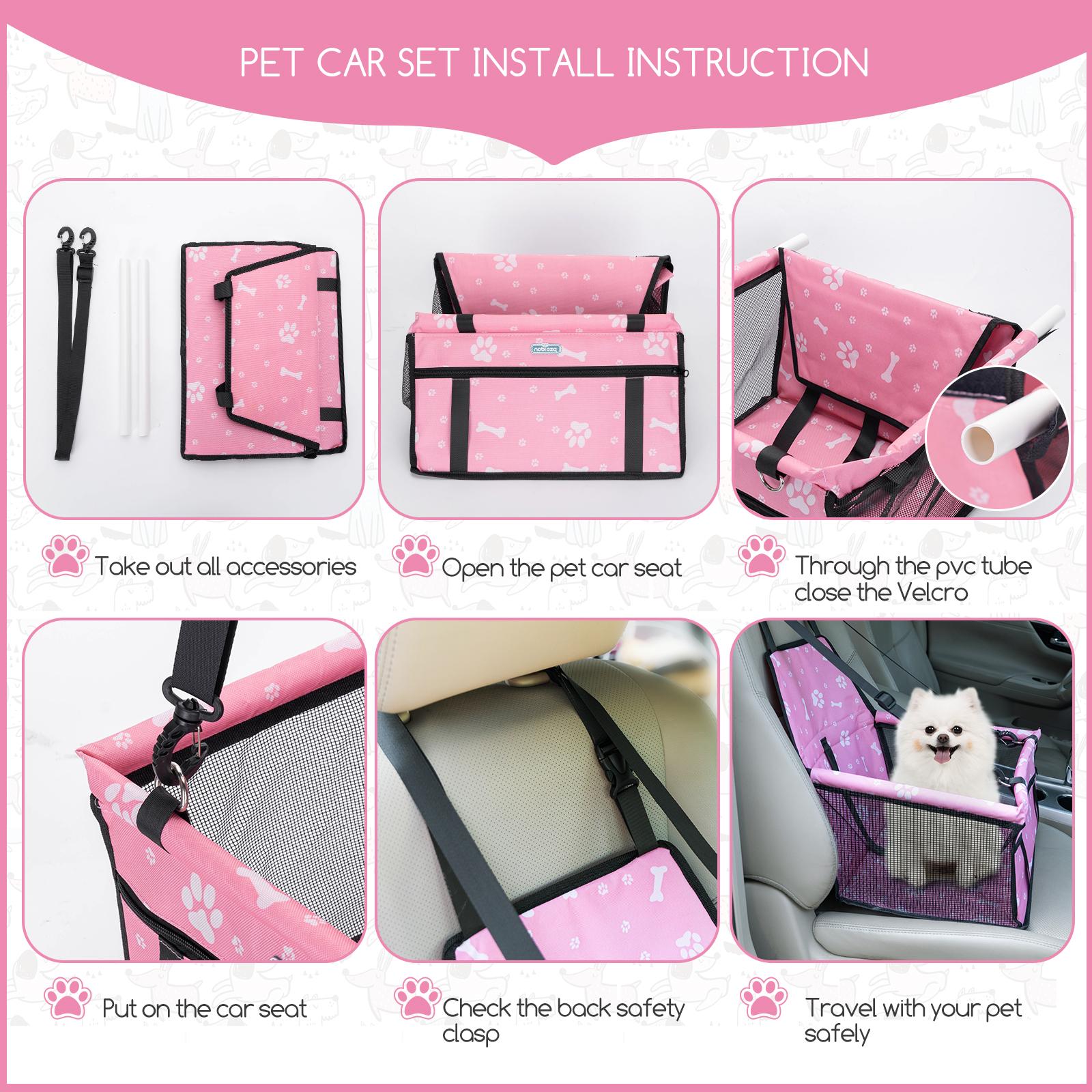 PET CAR BAG PINK（L40*W35*H45CM）PINK