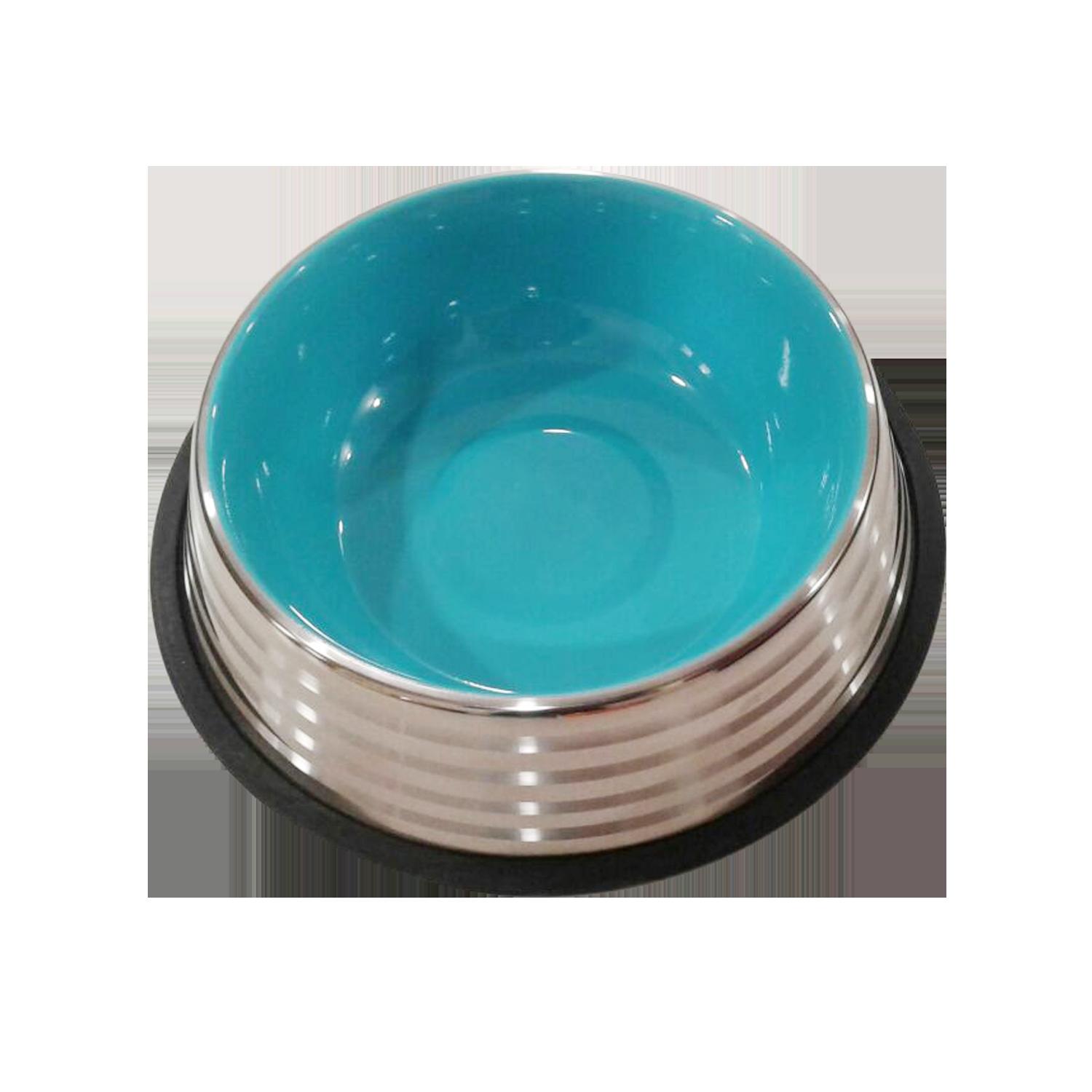 Anti-slip plain pet bowl