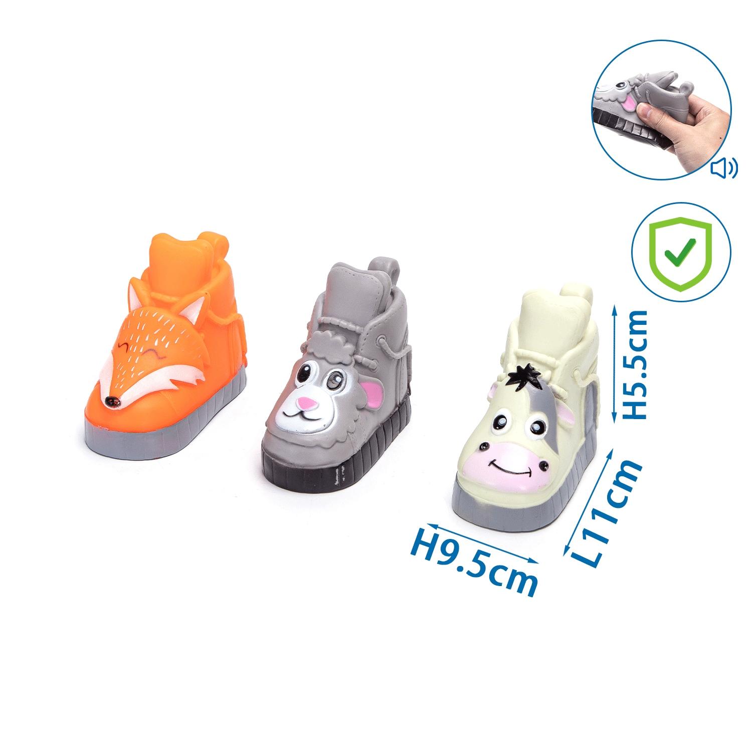 Animal-Shaped Shoes Pet Squeaky Toy