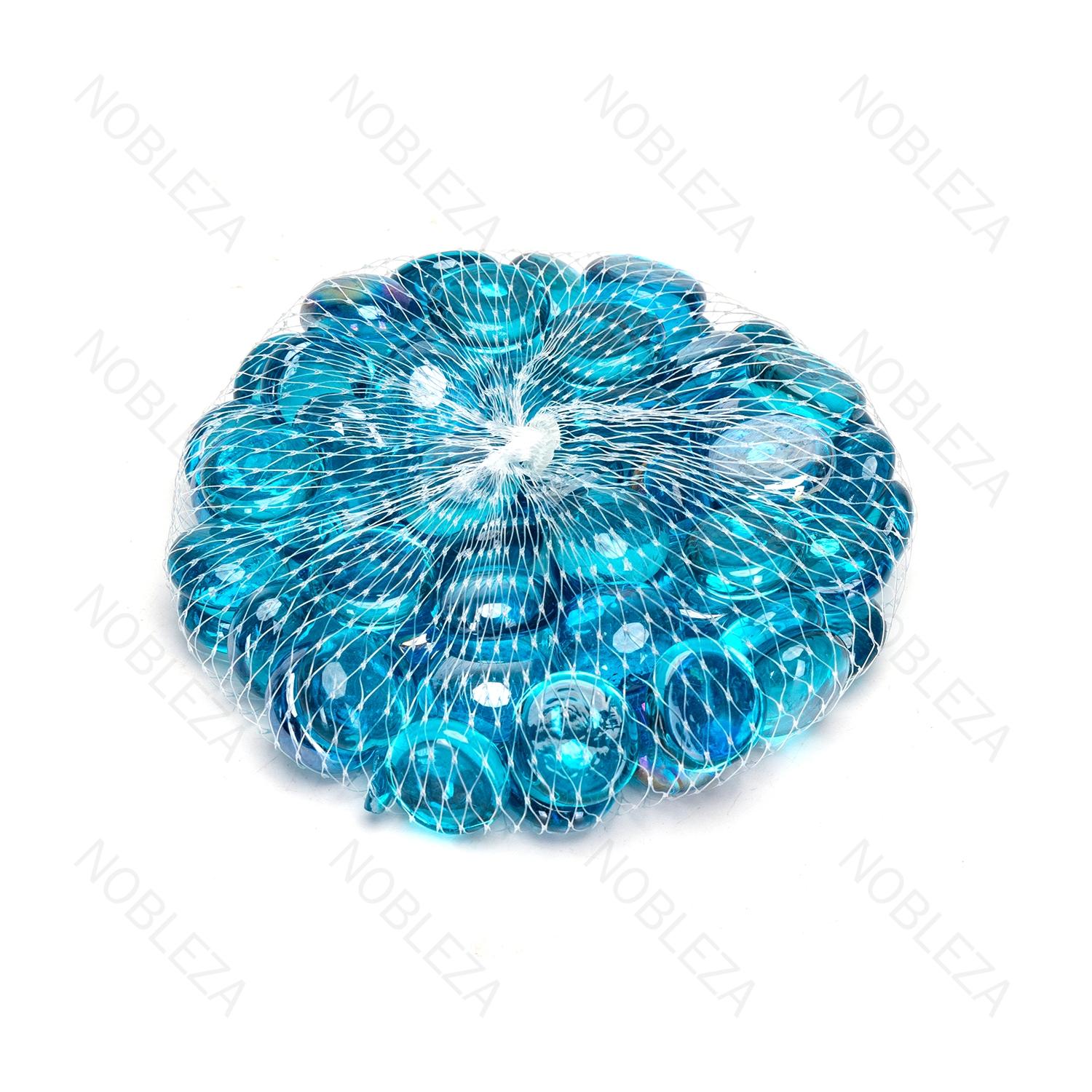 Flat Glass Bead
Blue 1.7~2cm